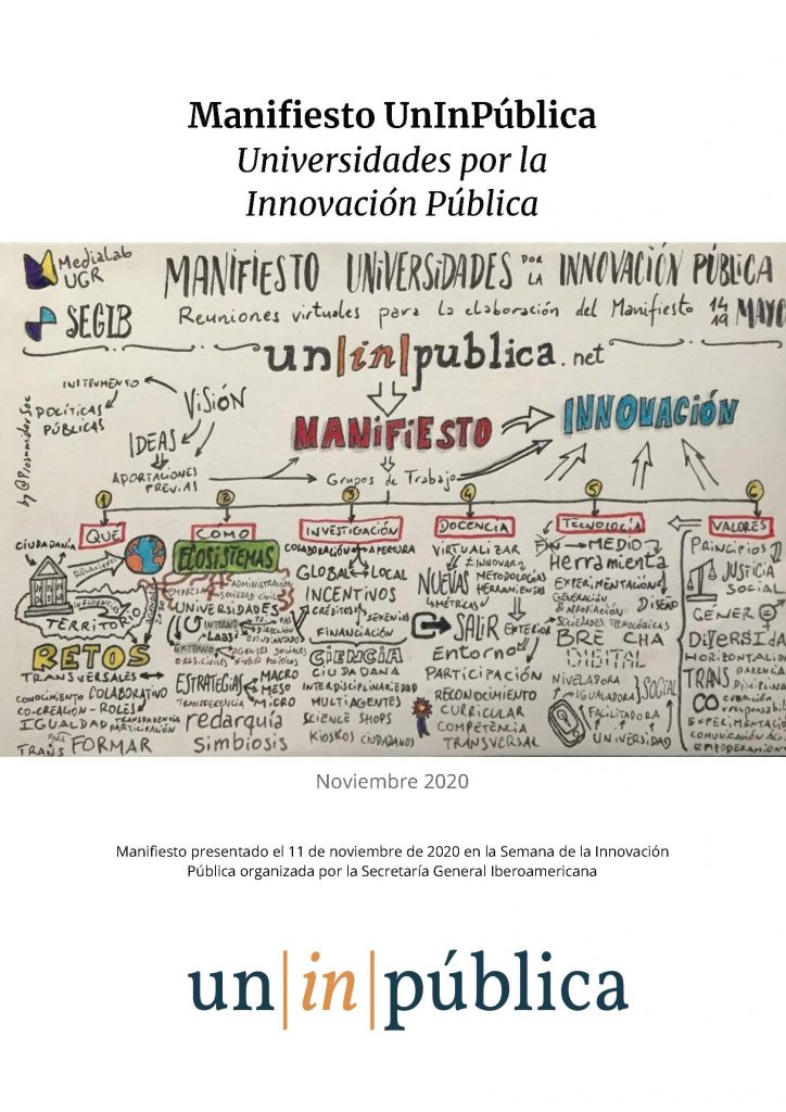 Publicación del Manifiesto de Universidades por la Innovación Pública